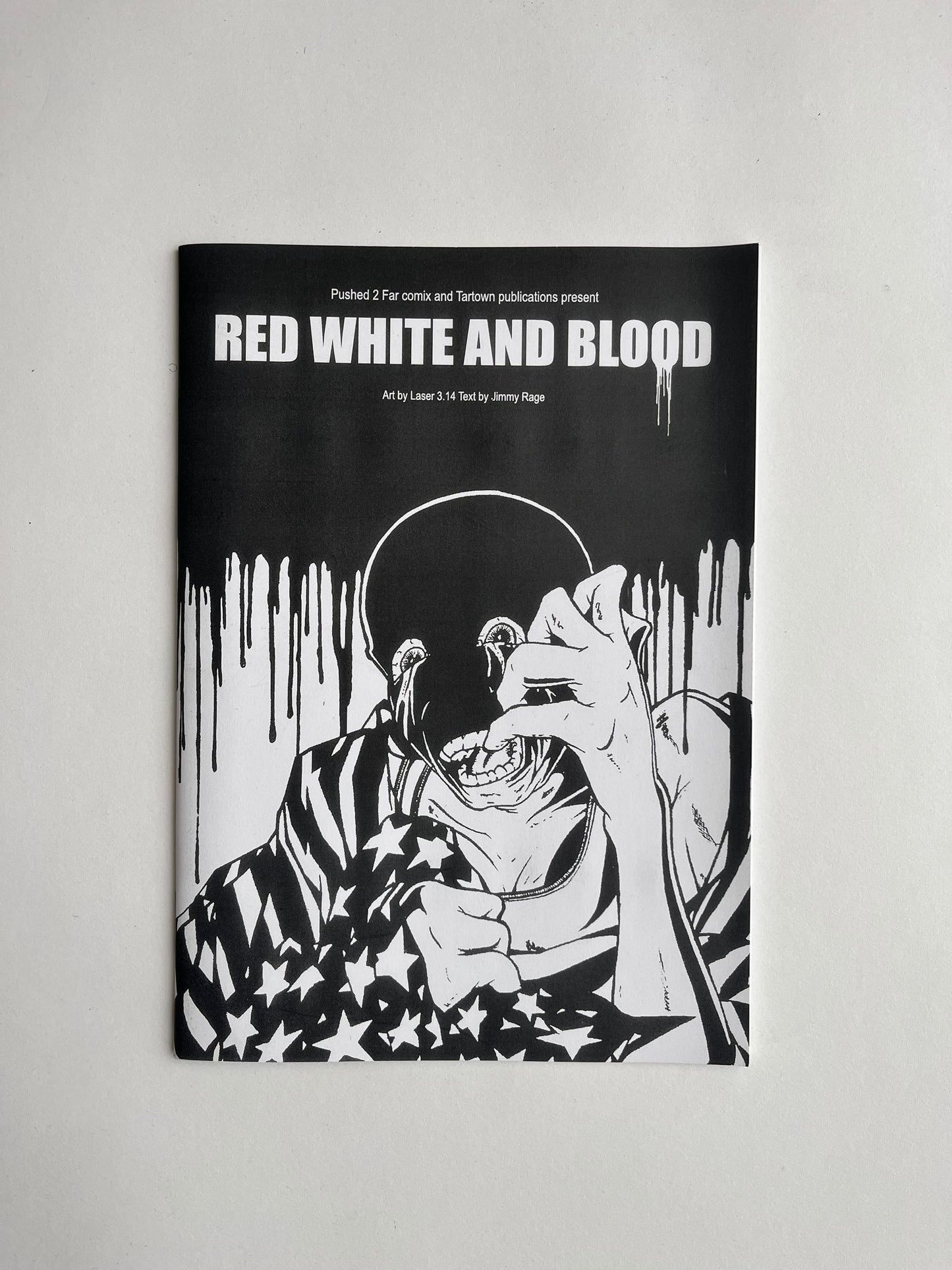 Red White And Blood - Comic Book by Laser 3.14 (Fun collectors Item)