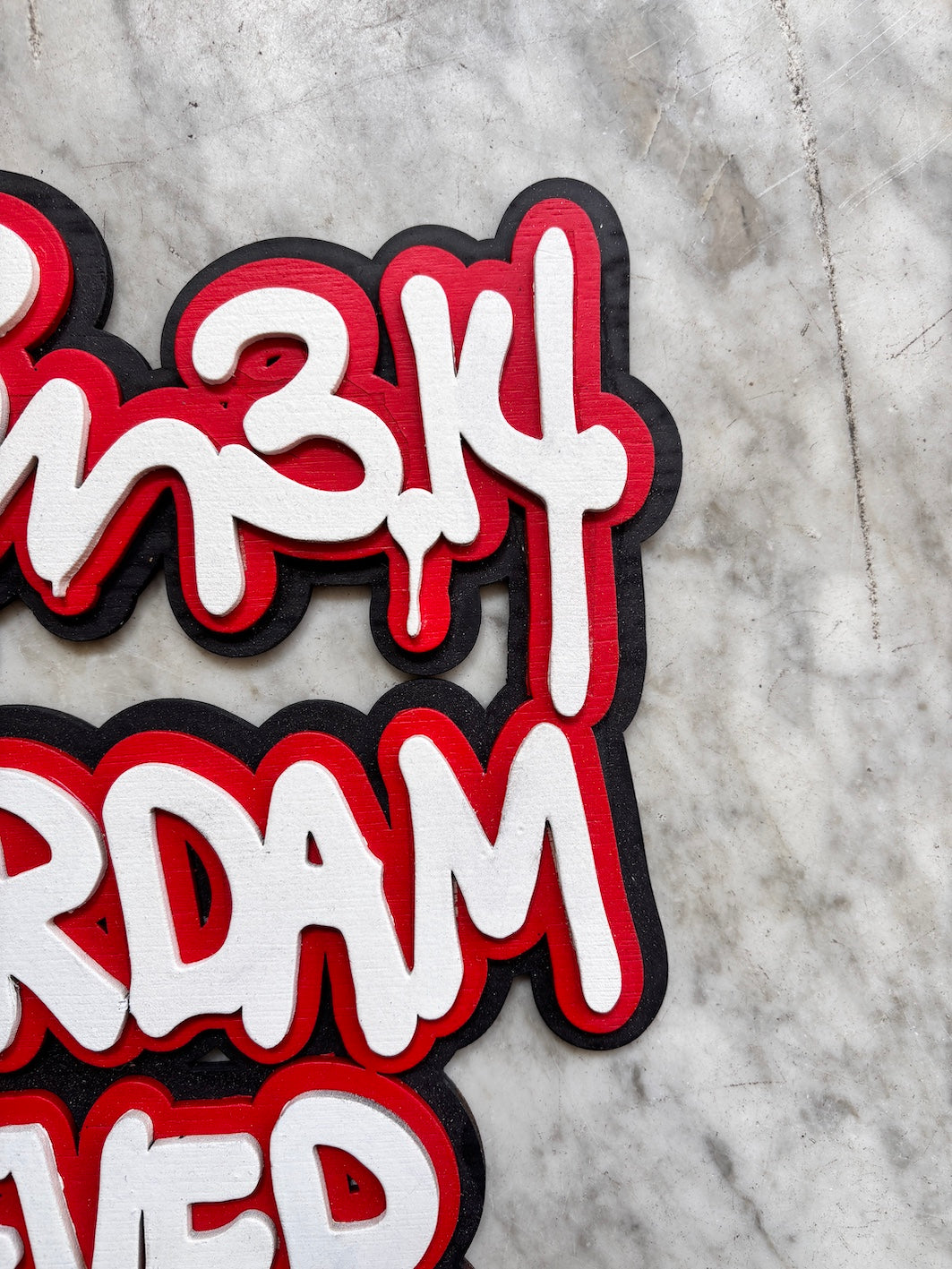 Amsterdam Forever Laser cut Artwork