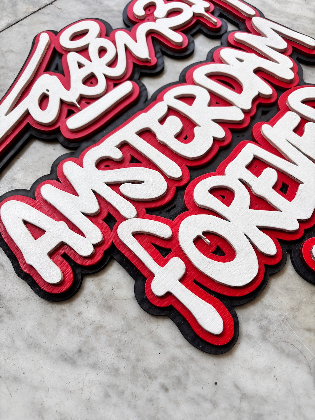 Amsterdam Forever Laser cut Artwork
