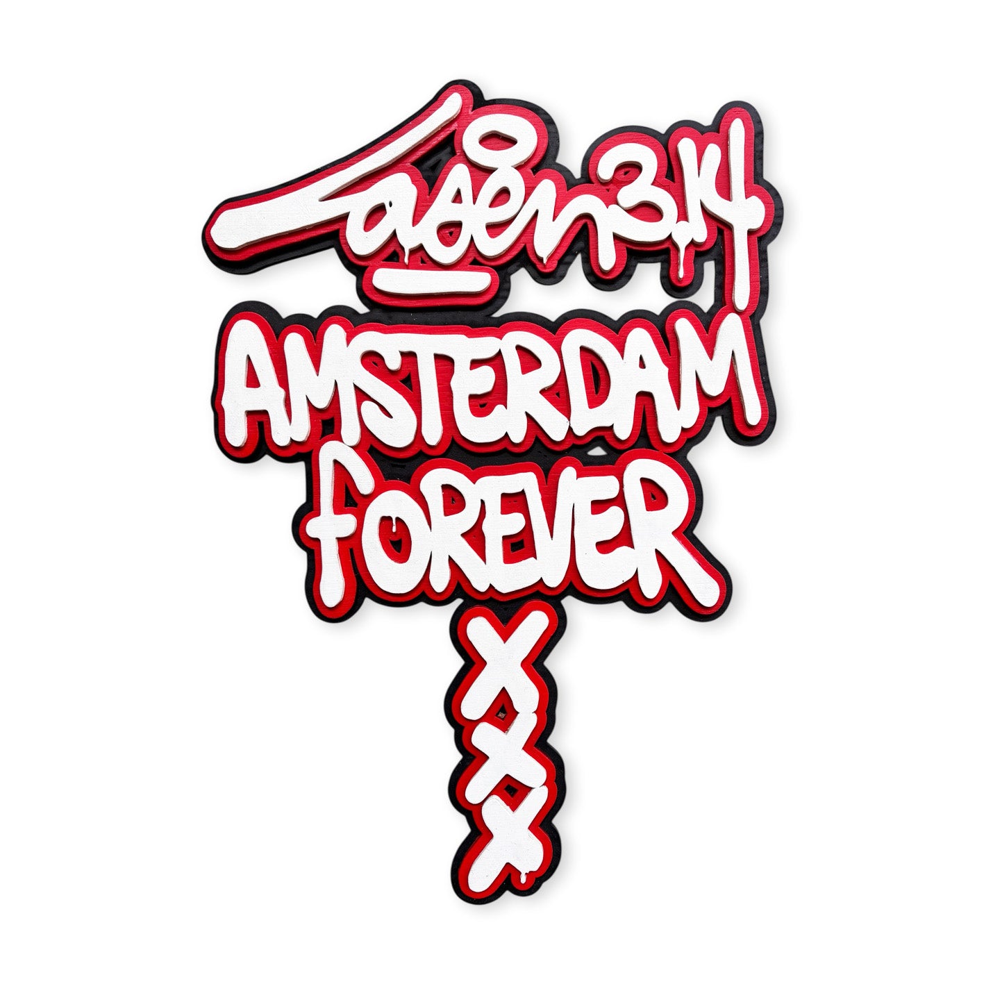 Amsterdam Forever Laser cut Artwork