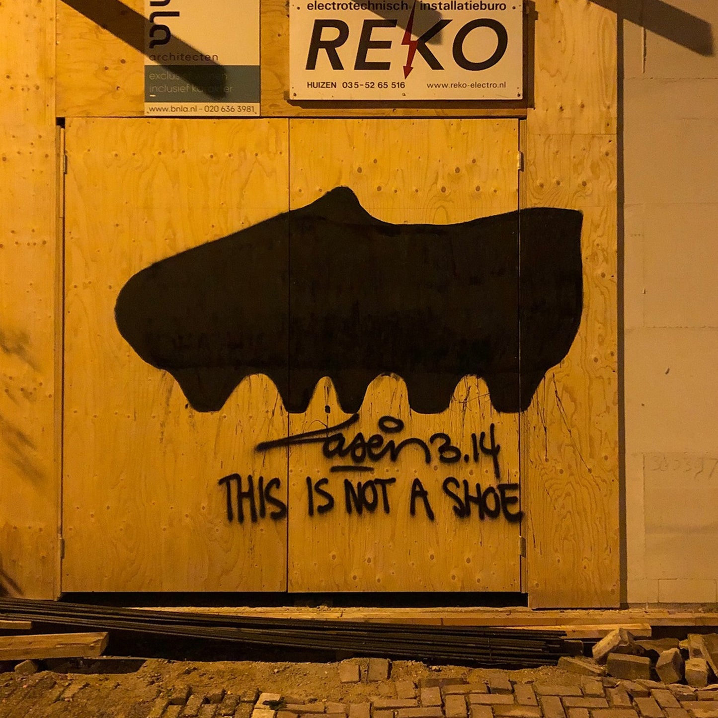 This Is Not A Shoe Unframed (Smaller version)