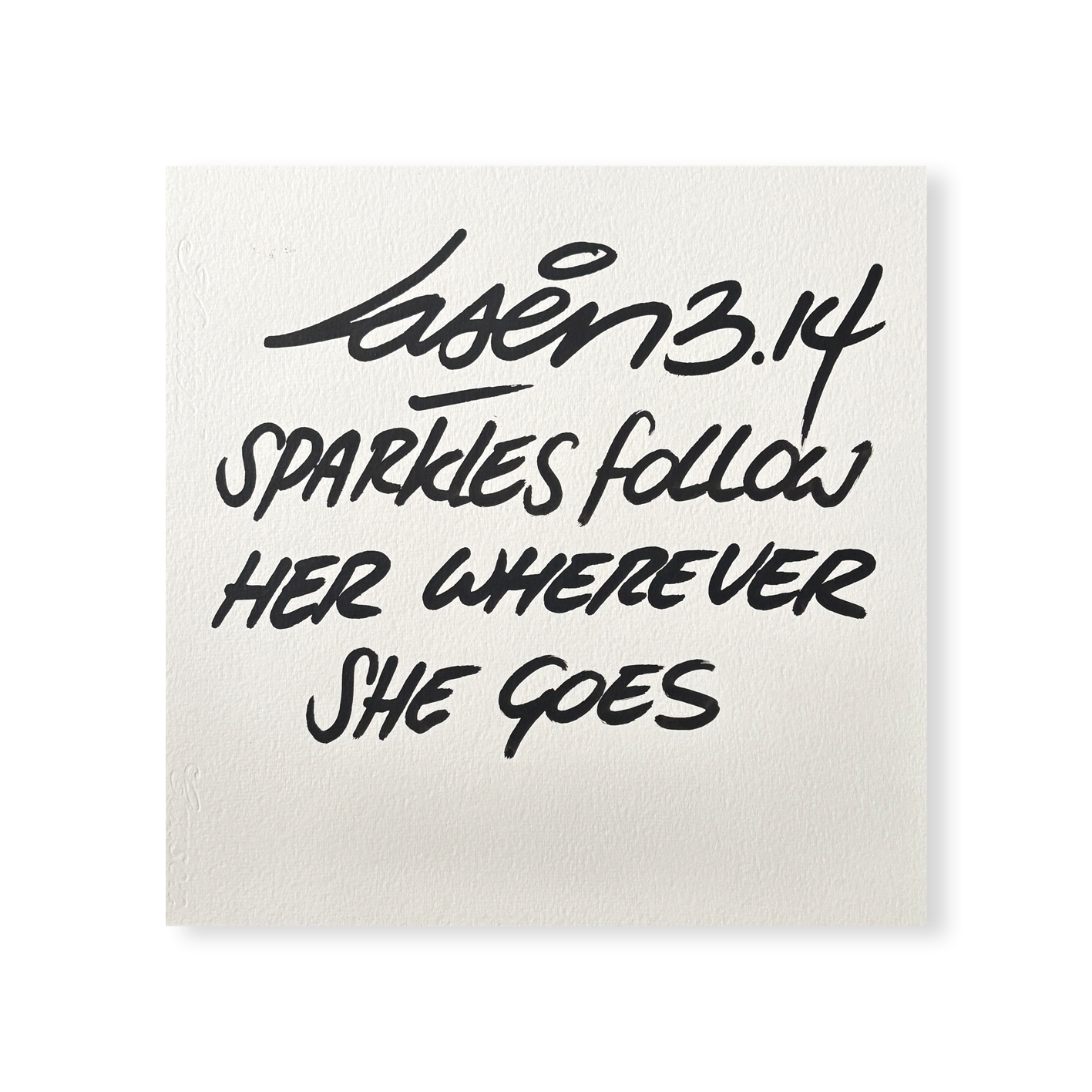 Sparkles Follow Her Wherever She Goes (Gold)