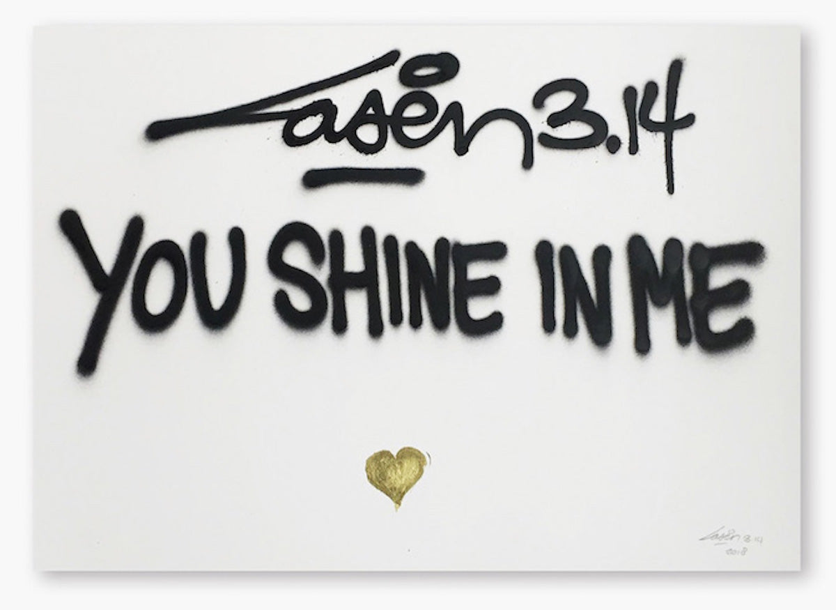 You Shine In Me - Gold Heart