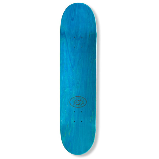 KNOW IT BLEED IT - Skateboard by Laser 3.14 x TSP x FAMOUS Amsterdam - Bright Blue