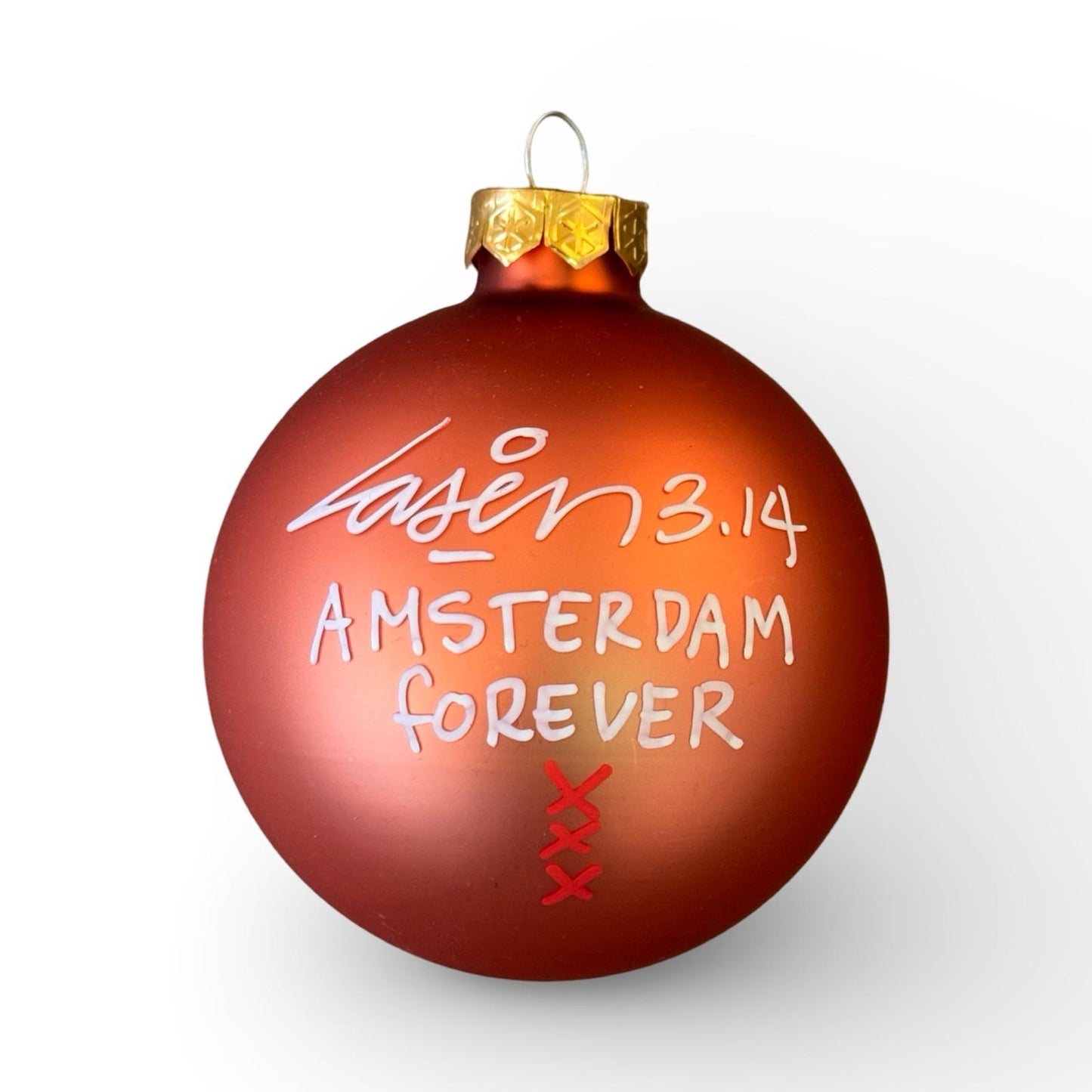 Amsterdam Forever XXX | Laser 3.14 x famous amsterdam Christmas Ball Ornament