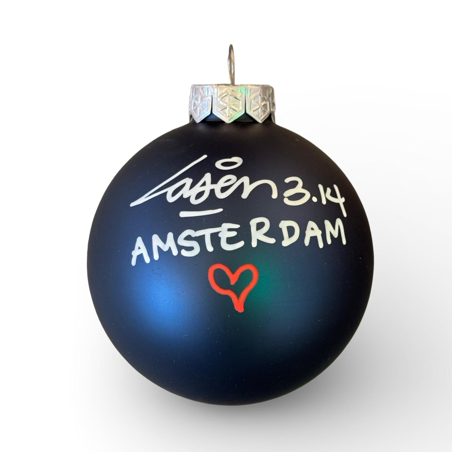 Amsterdam Heart | Laser 3.14 x famous amsterdam Christmas Ball Ornament