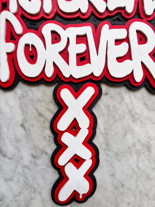 Amsterdam Forever Laser cut Artwork
