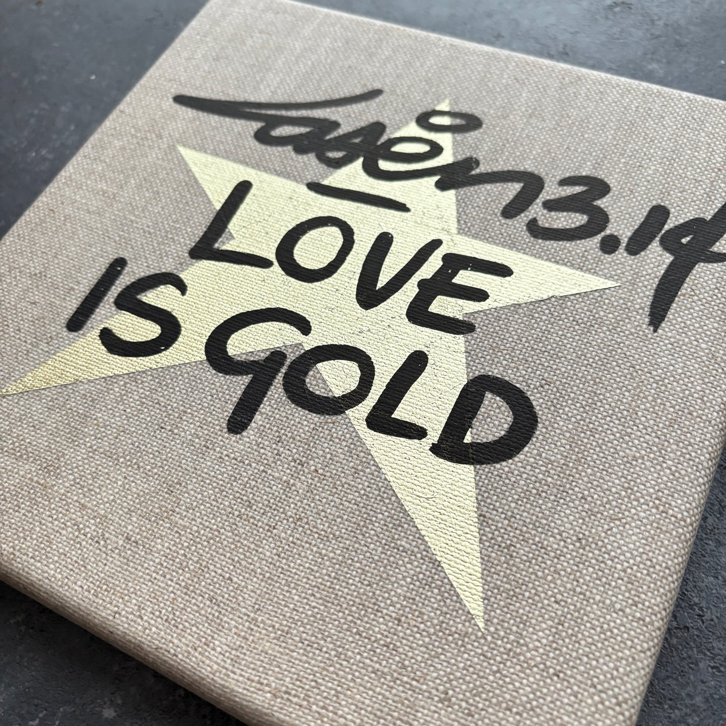 Love Is Gold (18k Gold Star)