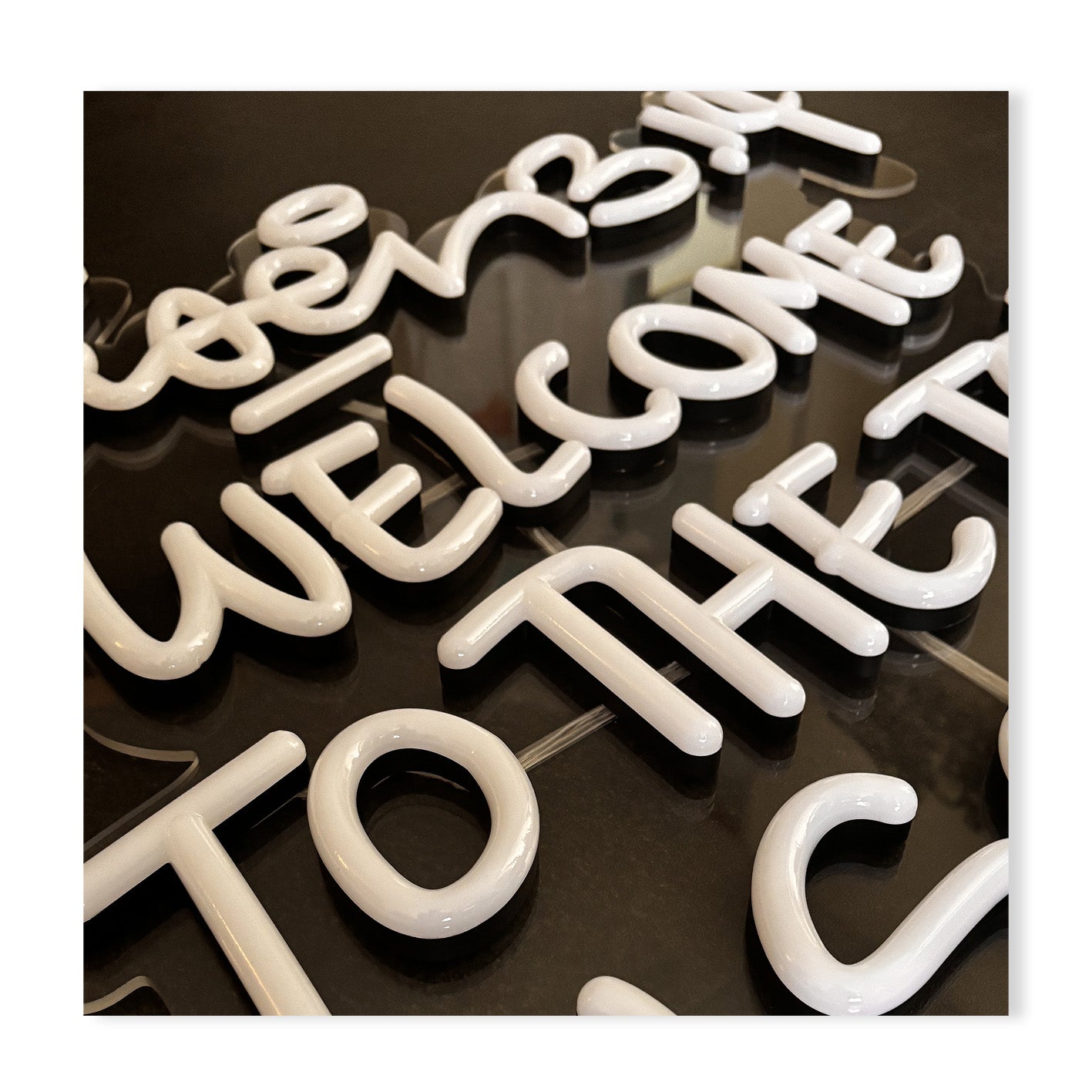 Welcome To The Told You So Years (Neon Led Sculpture)