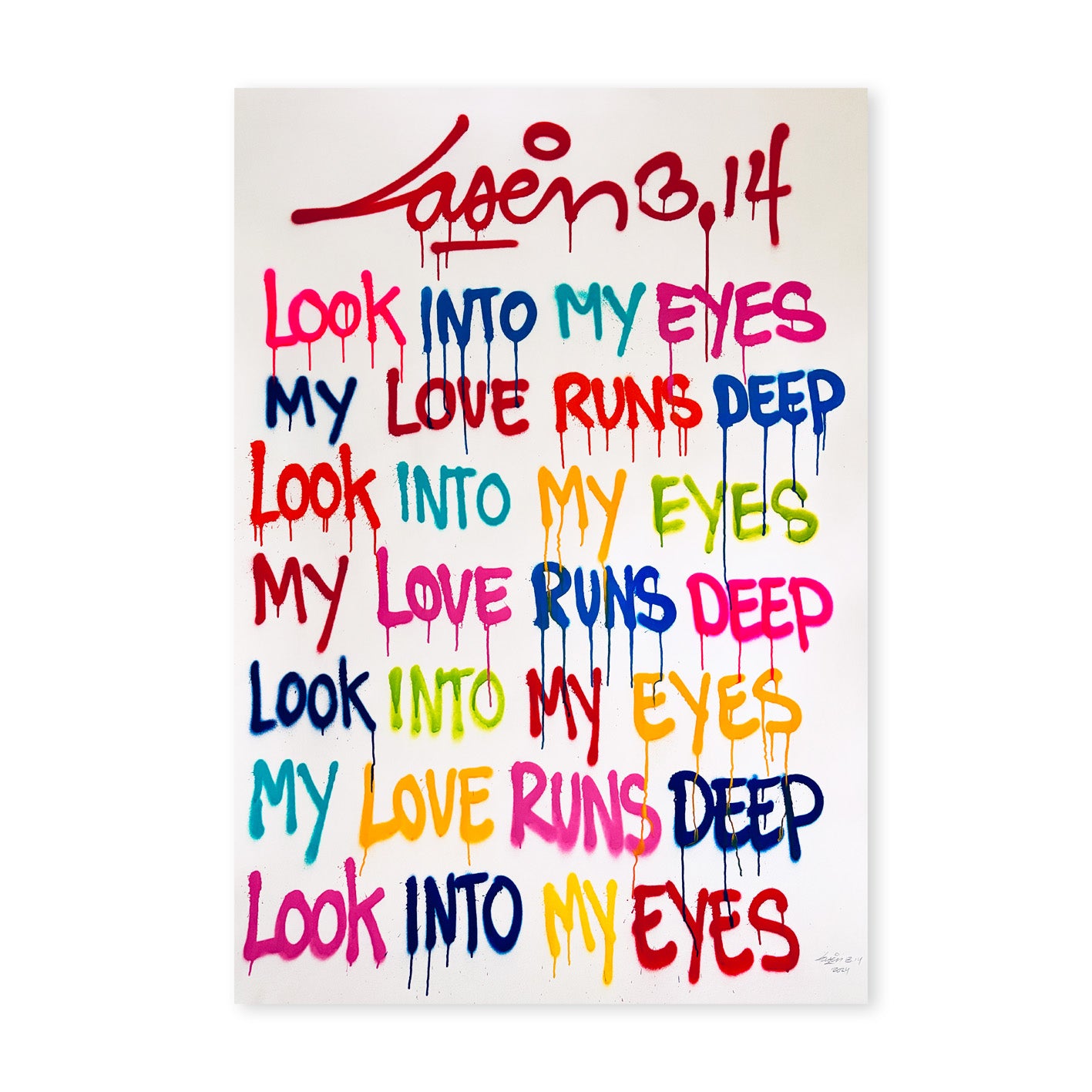 Look Into My Eyes My Love Runs Deep