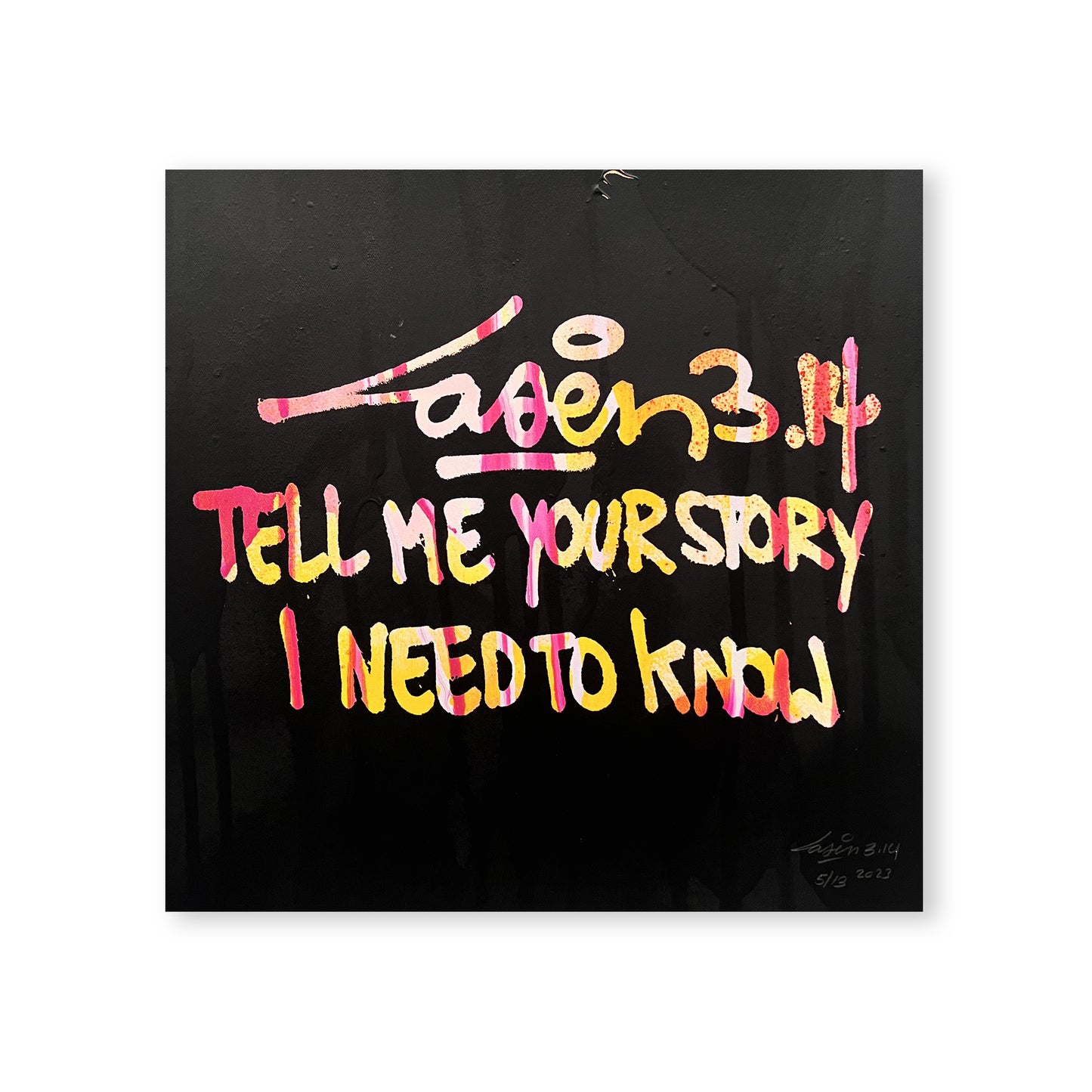 Tell Me Your Story I Need To Know 5/12