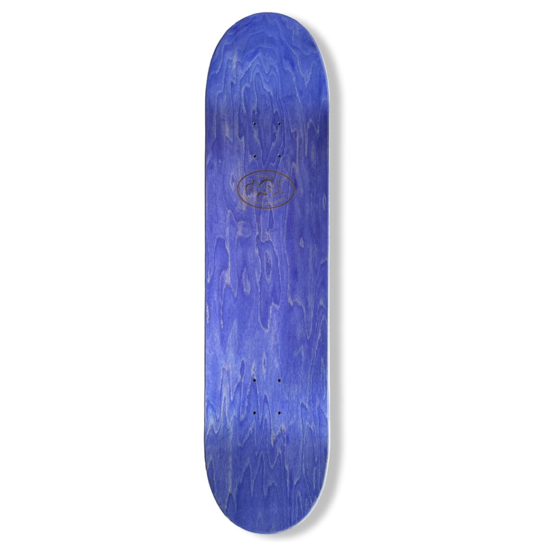 KNOW IT BLEED IT - Skateboard by Laser 3.14 x TSP x FAMOUS Amsterdam - Dark Blue