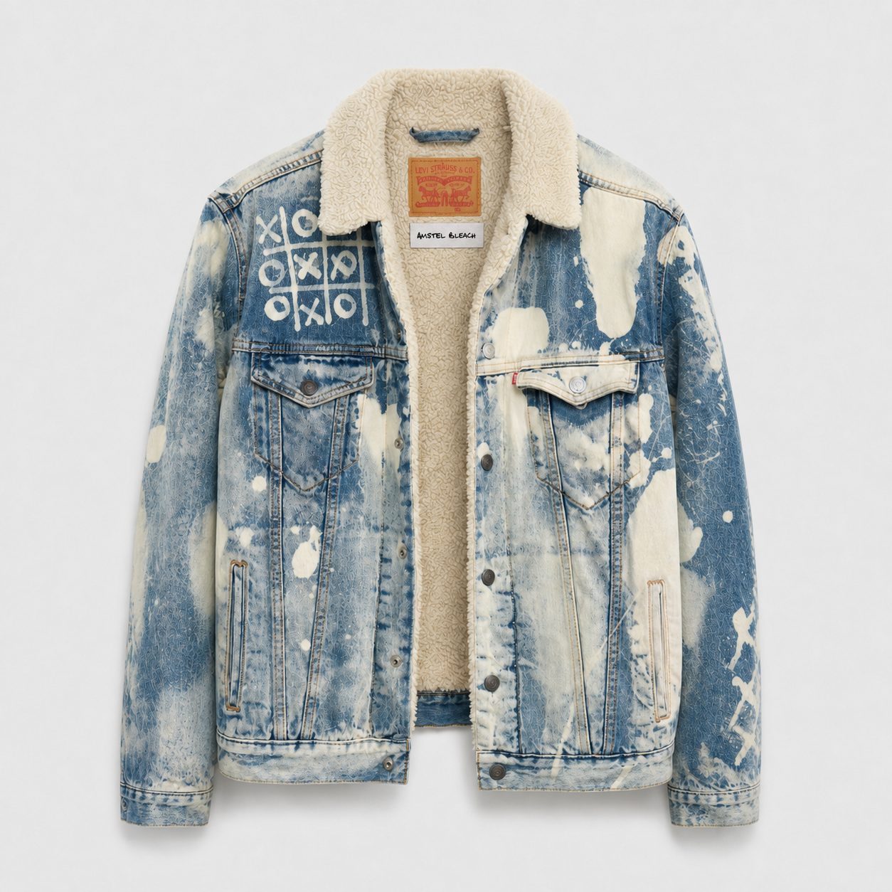 Amstel Bleach X Laser 3.14: I Get High Just By Looking At You (Denim Jacket)