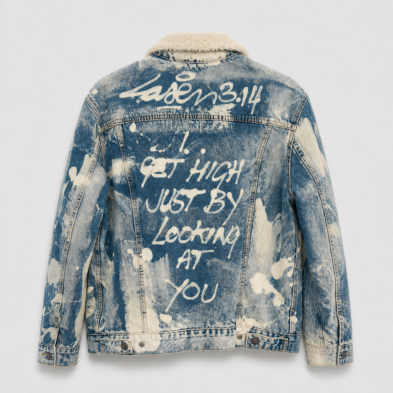 Amstel Bleach X Laser 3.14: I Get High Just By Looking At You (Denim Jacket)
