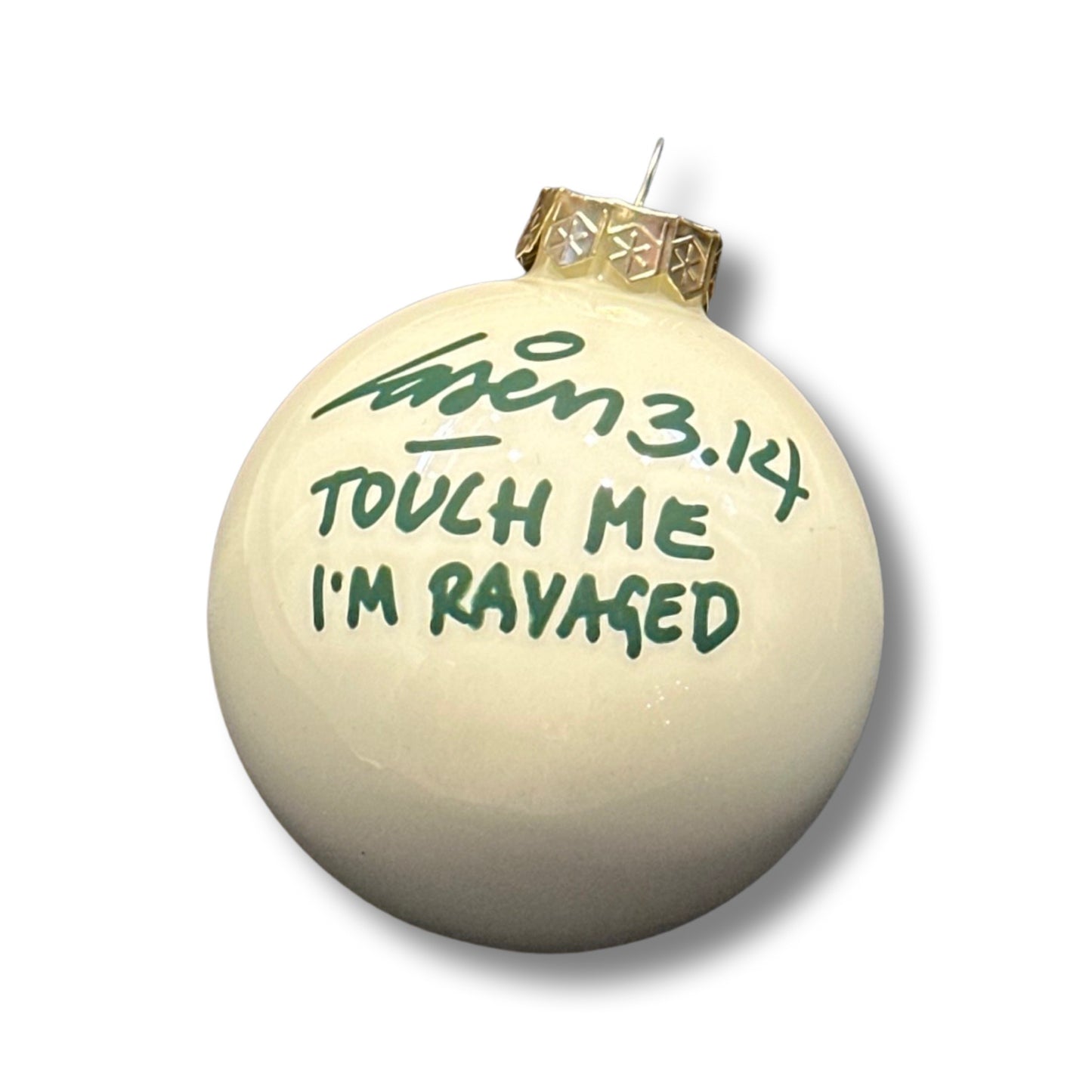 Touch Me I'M Ravaged | Laser 3.14 x Famous Amsterdam Christmas Ball Ornament