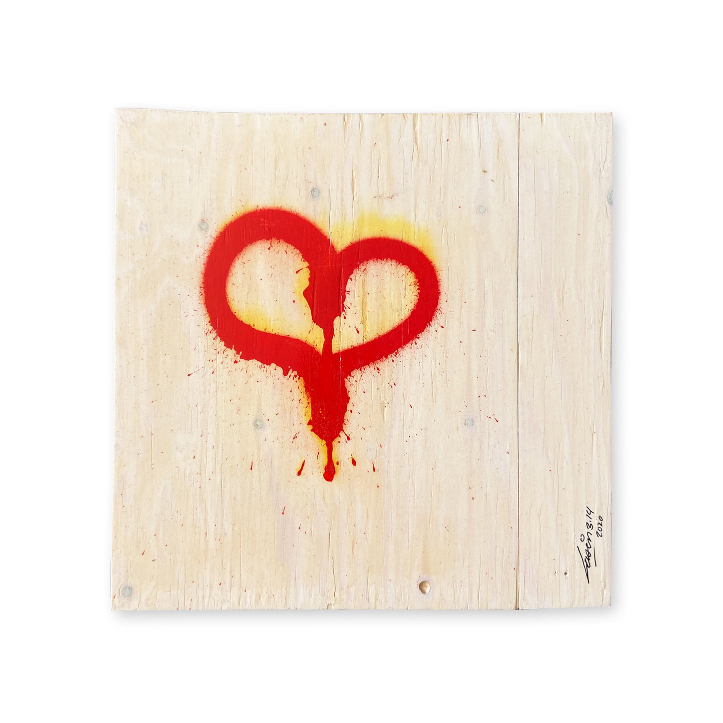 Lonely Heart 1 - Wood