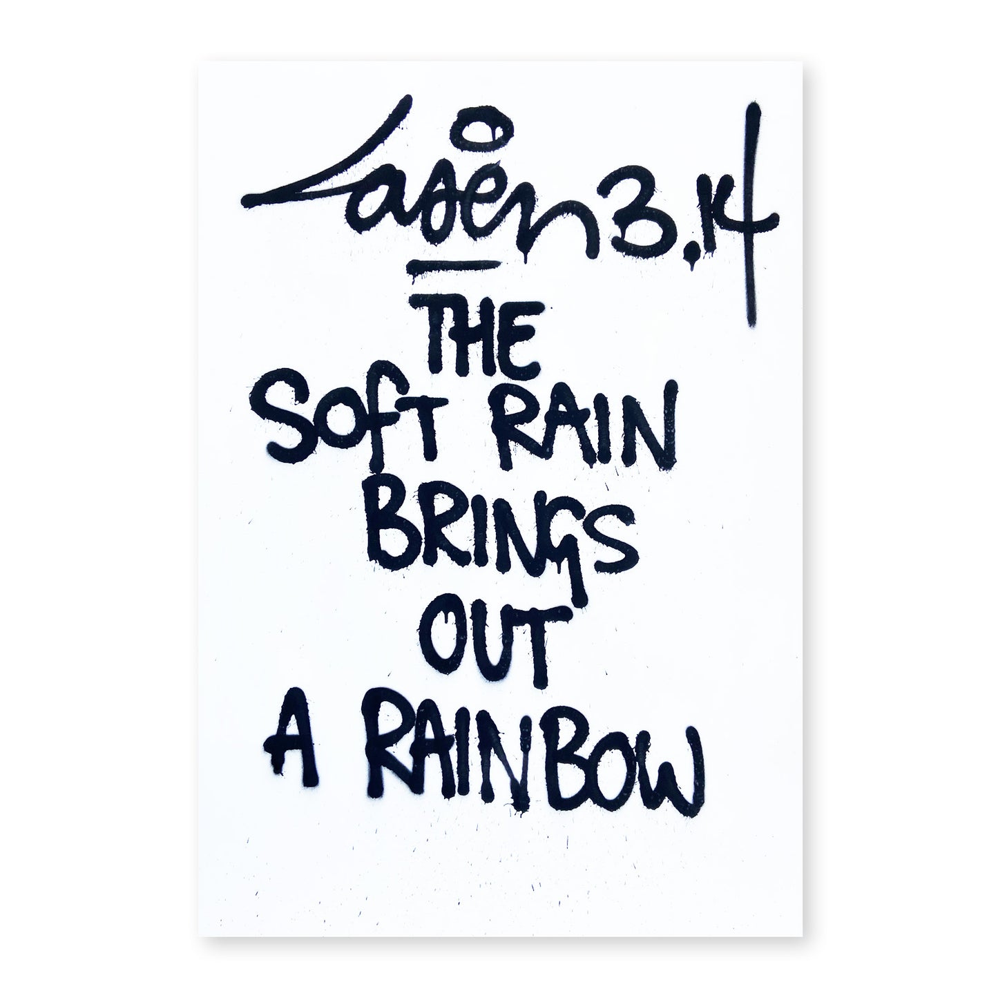 The Soft Rain Brings Out A Rainbow 70x100