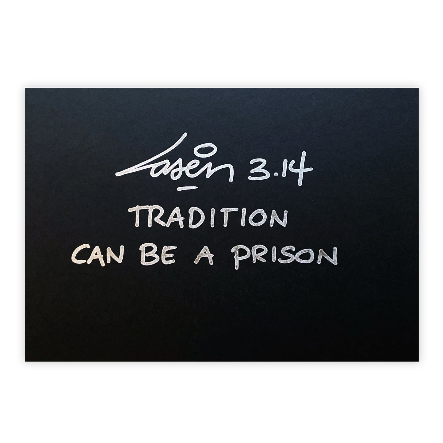 Tradition Can Be A Prison